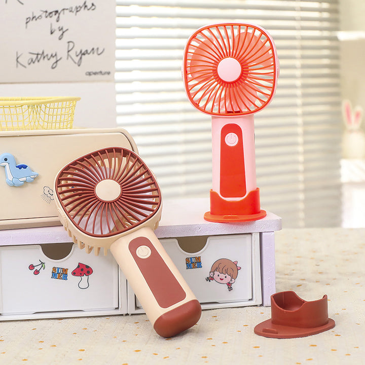 Ladies portable handheld fan with USB charging function Stornfield
