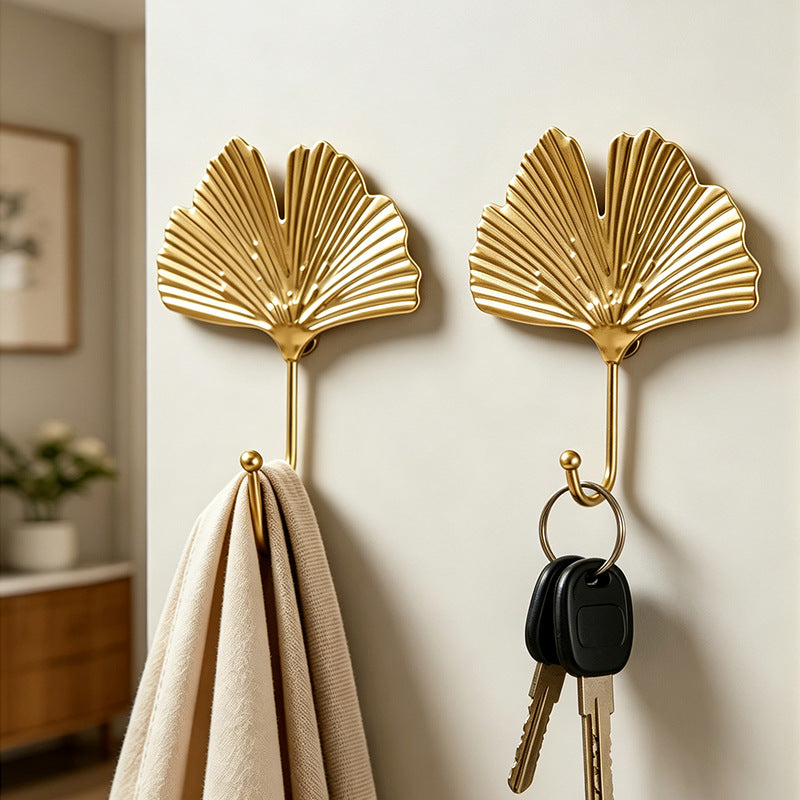 Leaf-shaped wall hooks Stornfield