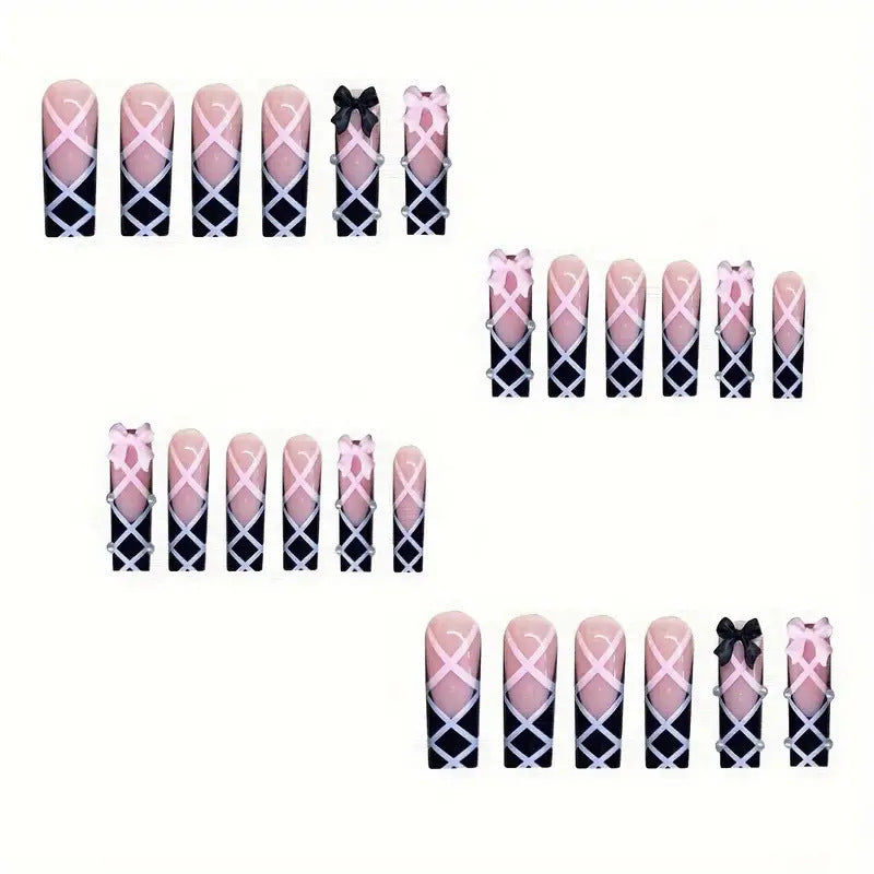 Decorative Extravagant Press-On Nail Extensions Stornfield
