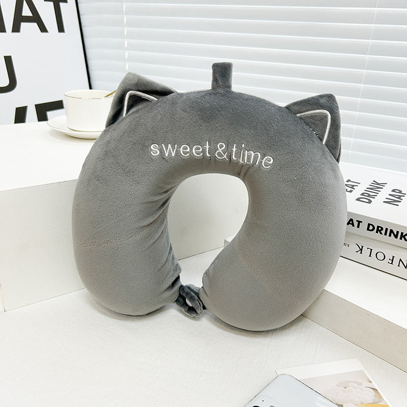 Women's Neck Support Pillow with Playful Design Stornfield
