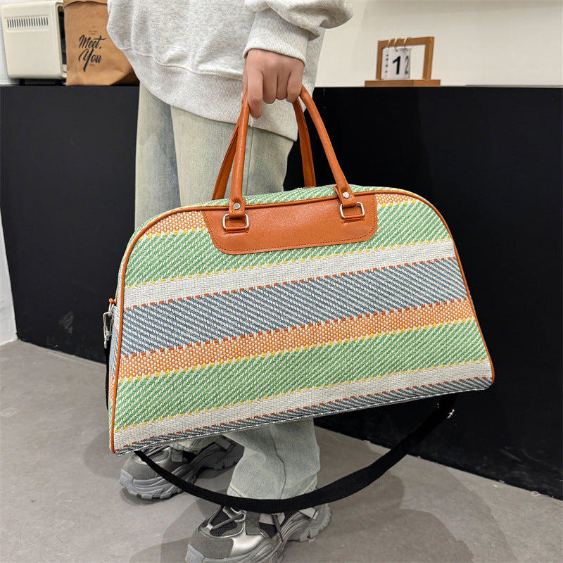 Stylish Plaid Weekend Tote Bag Stornfield