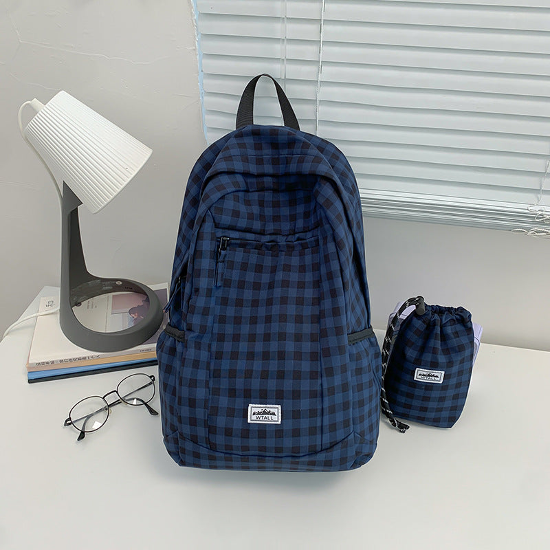 Stylish Checkered Backpack Stornfield