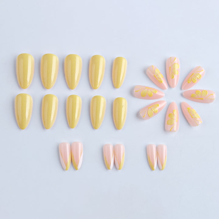 Artistic Floral Press-On Nails Stornfield 1787542747