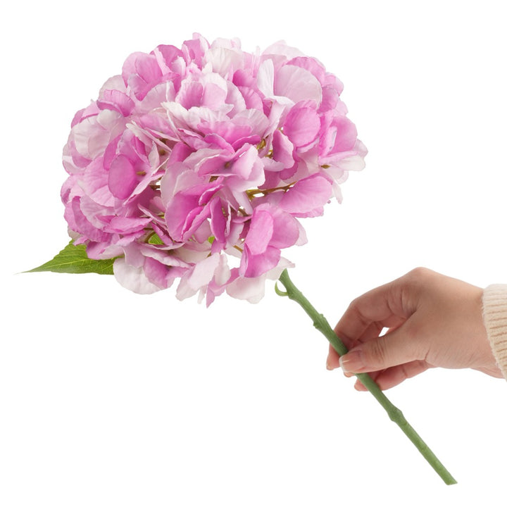Lifelike Hydrangea Floral Stem