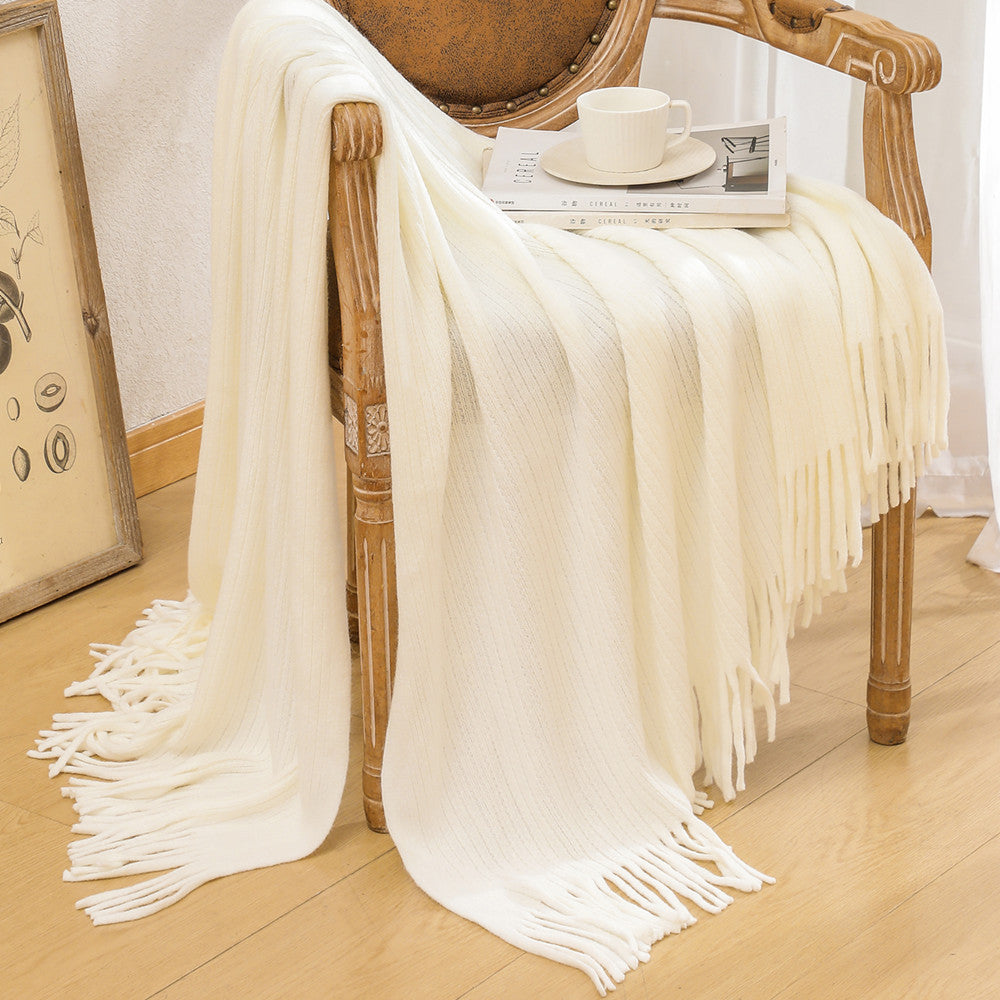 Ladies cozy knit blanket Stornfield