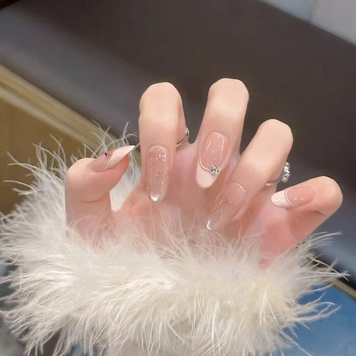 Premium Glittering Press-On Nail Extensions Stornfield