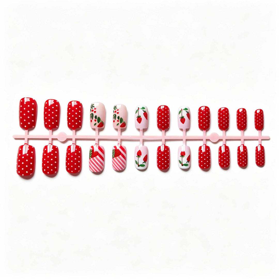Artistic Strawberry Nail Art Design Kit