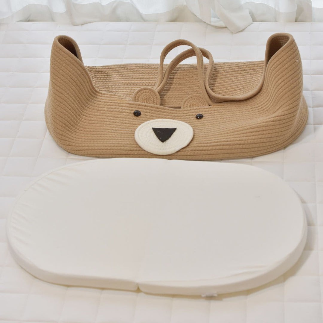 Fitted Waterproof Cotton Blend Oval Baby Changing Pad Cover