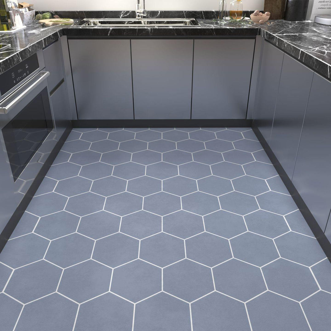 Geometric Honeycomb Pattern Area Rug