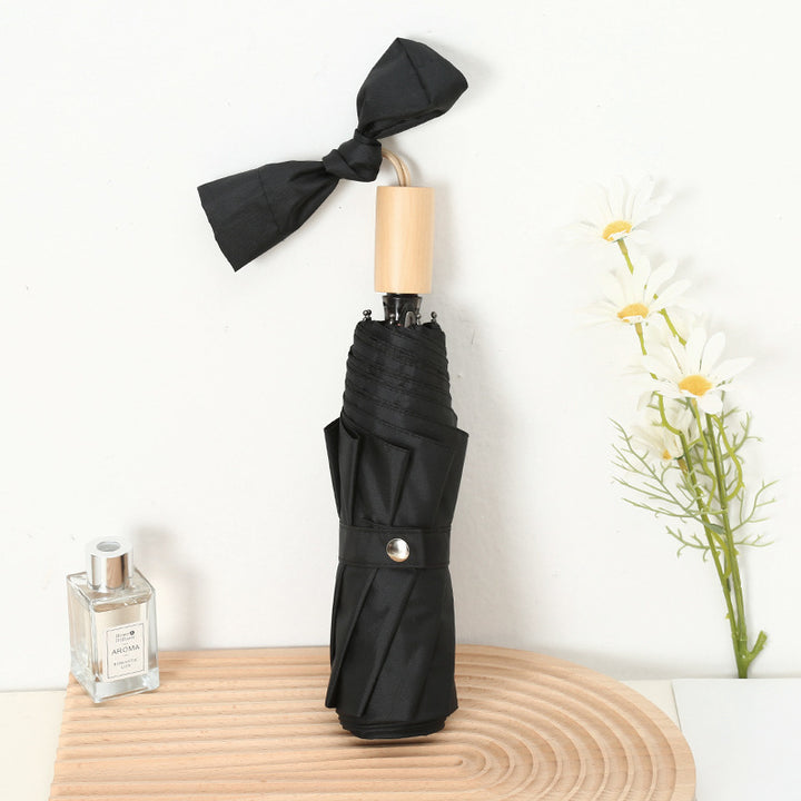 Ladies elegant garden folding umbrella with floral design Stornfield