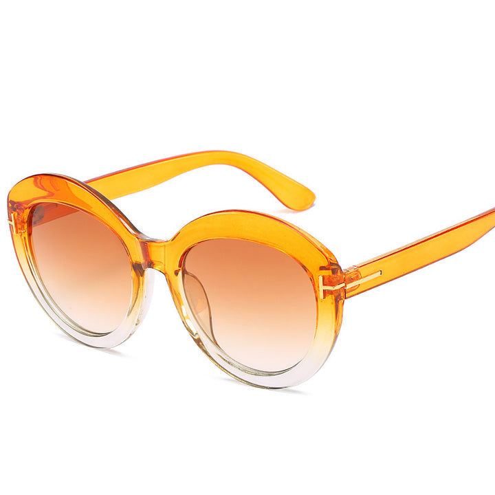 Oversized Gradient Lens Sunglasses Stornfield