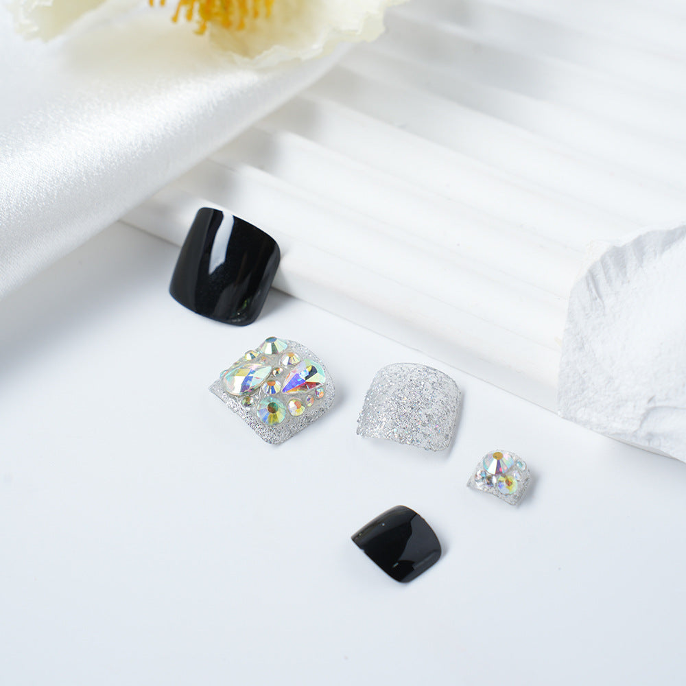 Decorative Glam Press-On Nail Set Stornfield