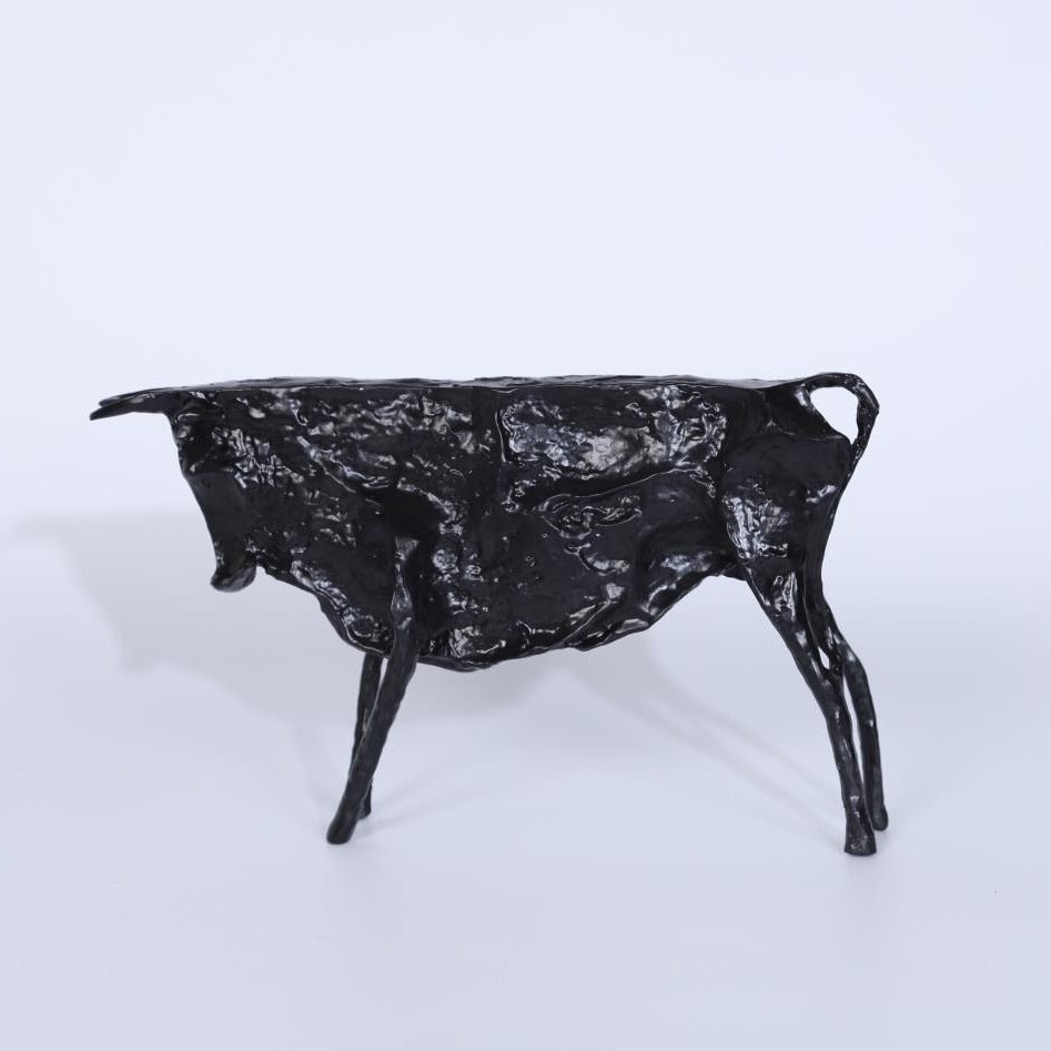 Modern Artistic Bull Sculpture
