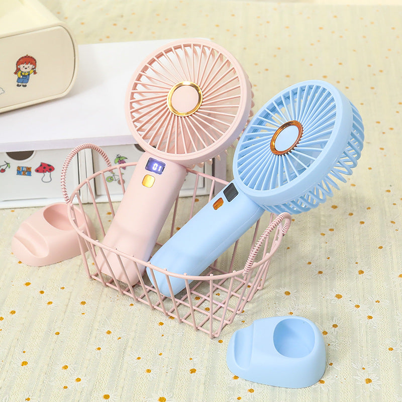 Women's Portable Hand Fan with Energy-Efficient USB Charging Function Stornfield