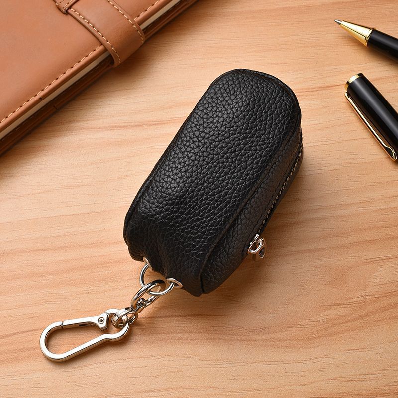 Compact Leather Keychain Pouch Stornfield