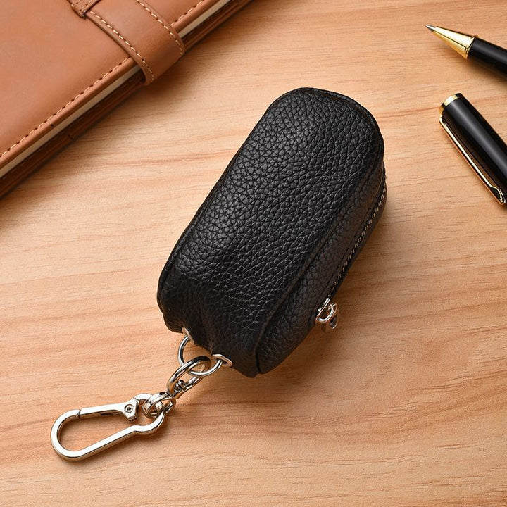 Compact Leather Keychain Pouch Stornfield