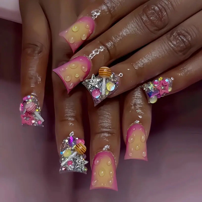 Artistic Glam Nail Extensions Stornfield