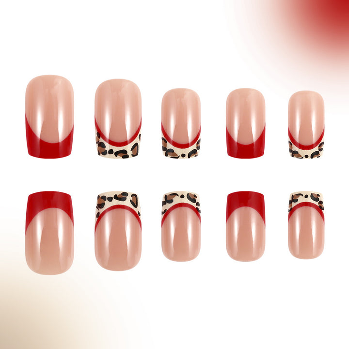 Stylish French Tip Press-On Nails Stornfield