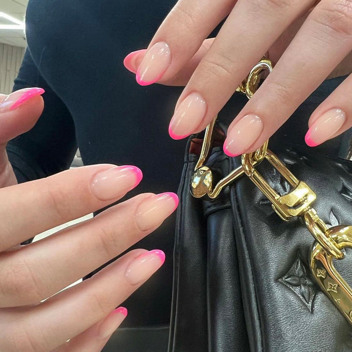 Artful Nail Extensions with Gradient and Accents Stornfield