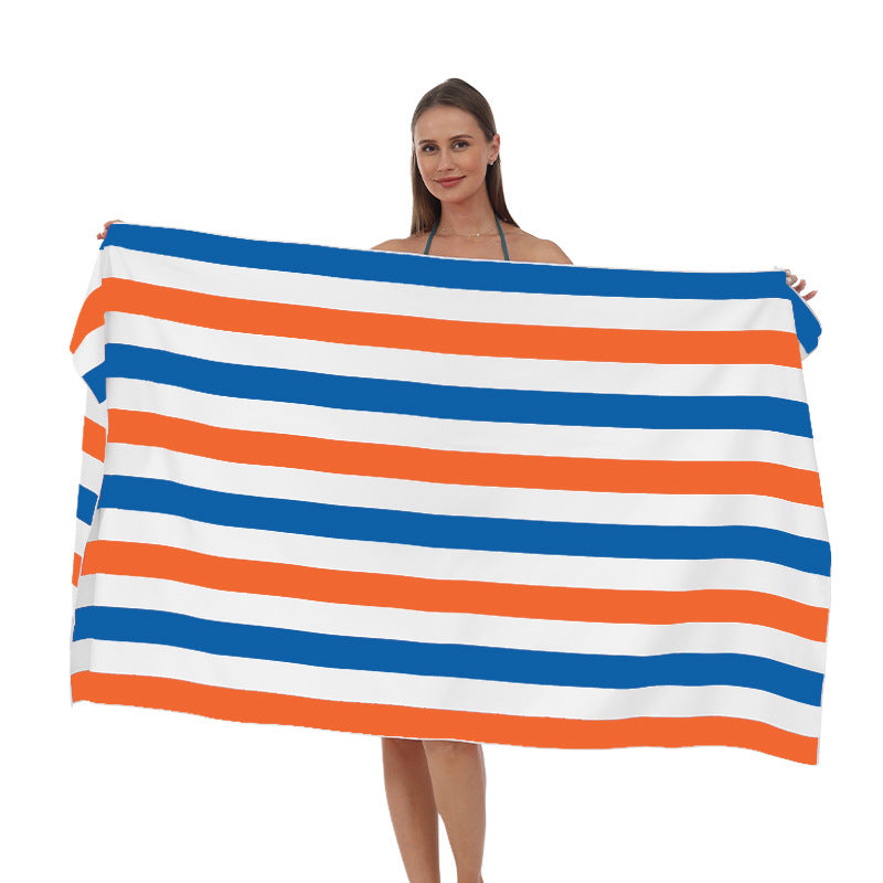 Beach towel with modern, wide stripe pattern Stornfield