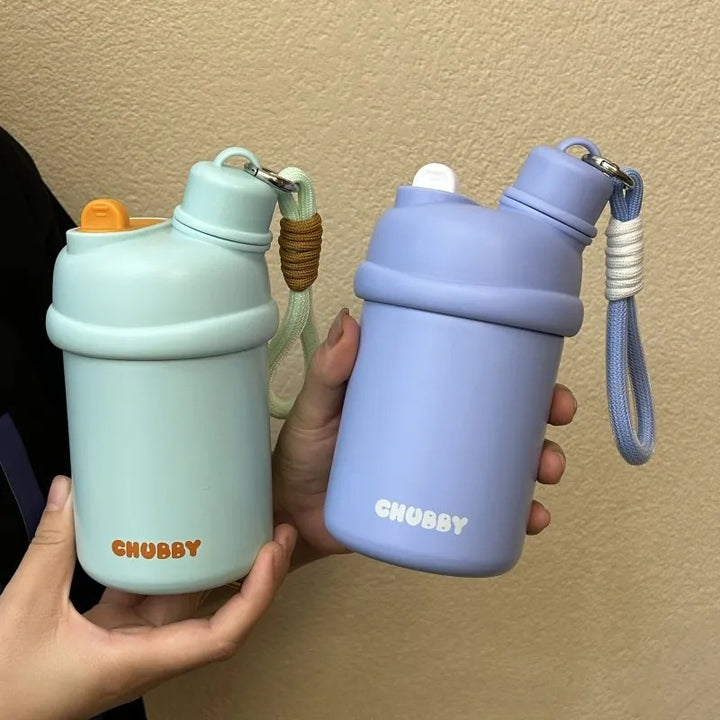 Women's Sporty Water Bottle with Practical Carrying Strap Stornfield