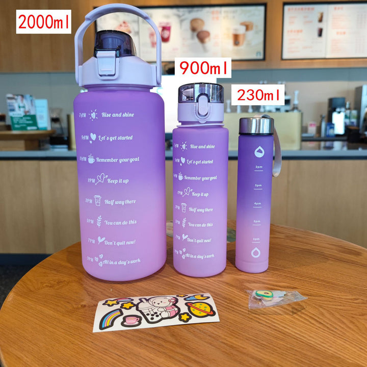 Ladies Motivating Water Bottle with Time Markers Stornfield