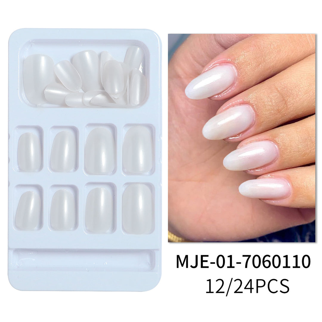 Premium Glossy Almond-Shaped Press-On Nail Tips Stornfield