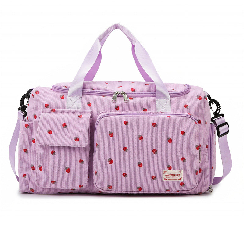 Sporty Travel Bag With Multifunctional Pockets Stornfield
