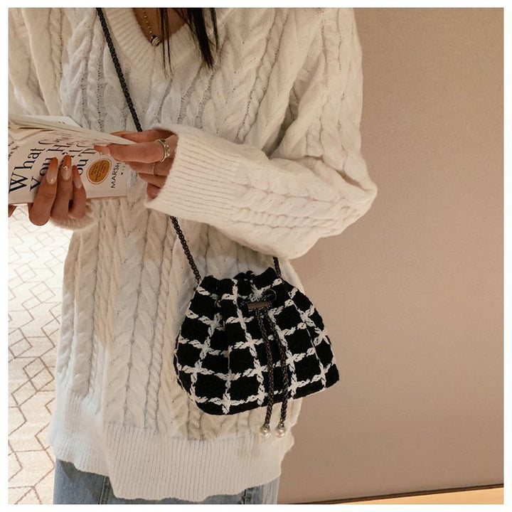 Woven Bucket Handbag
