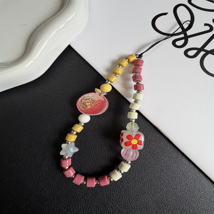 Floral Beaded Charm Necklace Stornfield
