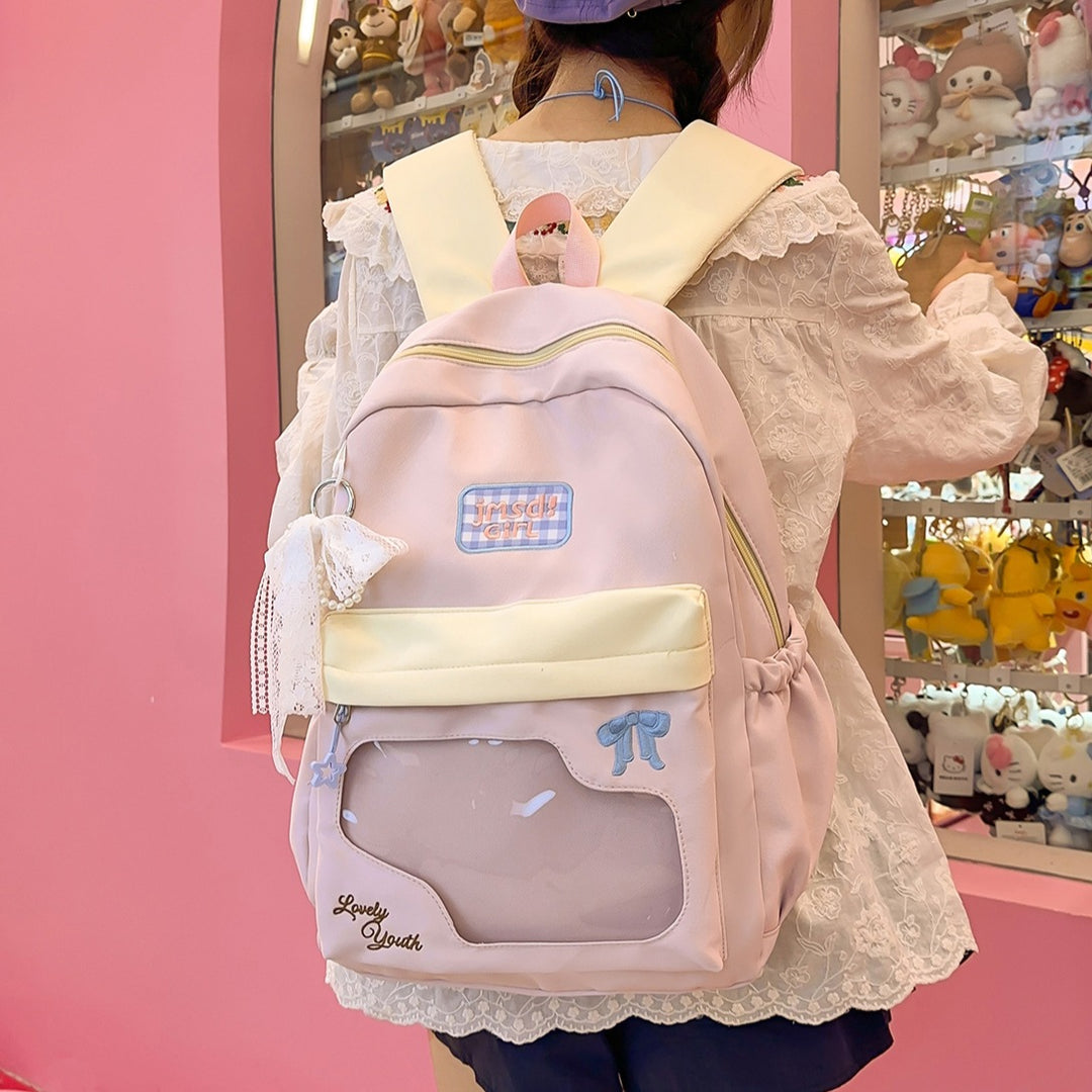 Cute Cartoon-Embellished Mini Backpack Stornfield