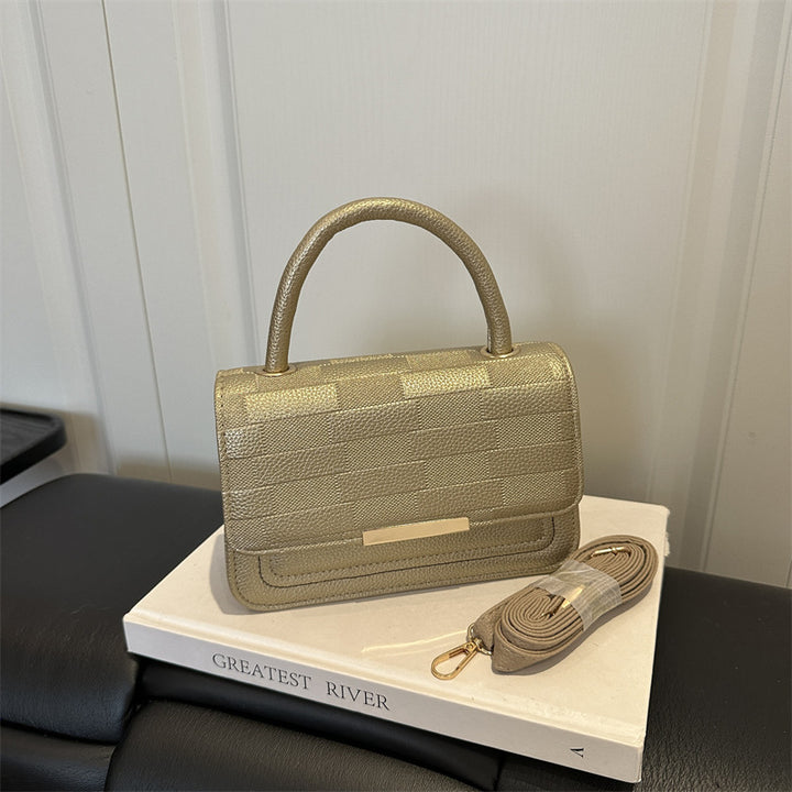 Elegant Textured Handheld Bag