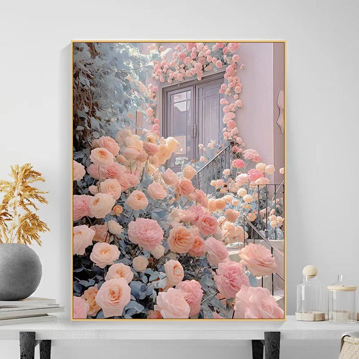 Floral Garden Scene Wall Art Stornfield