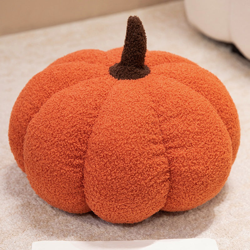 Plush cushion in pumpkin design Stornfield