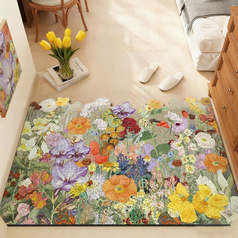 Decorative Floral Area Rug