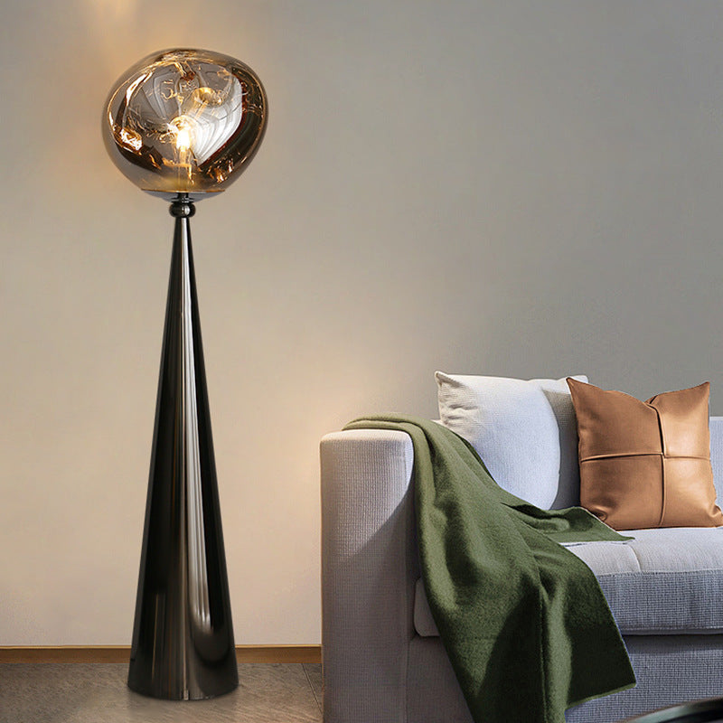 Artistic Floor Lamp with Unique Geometric Design