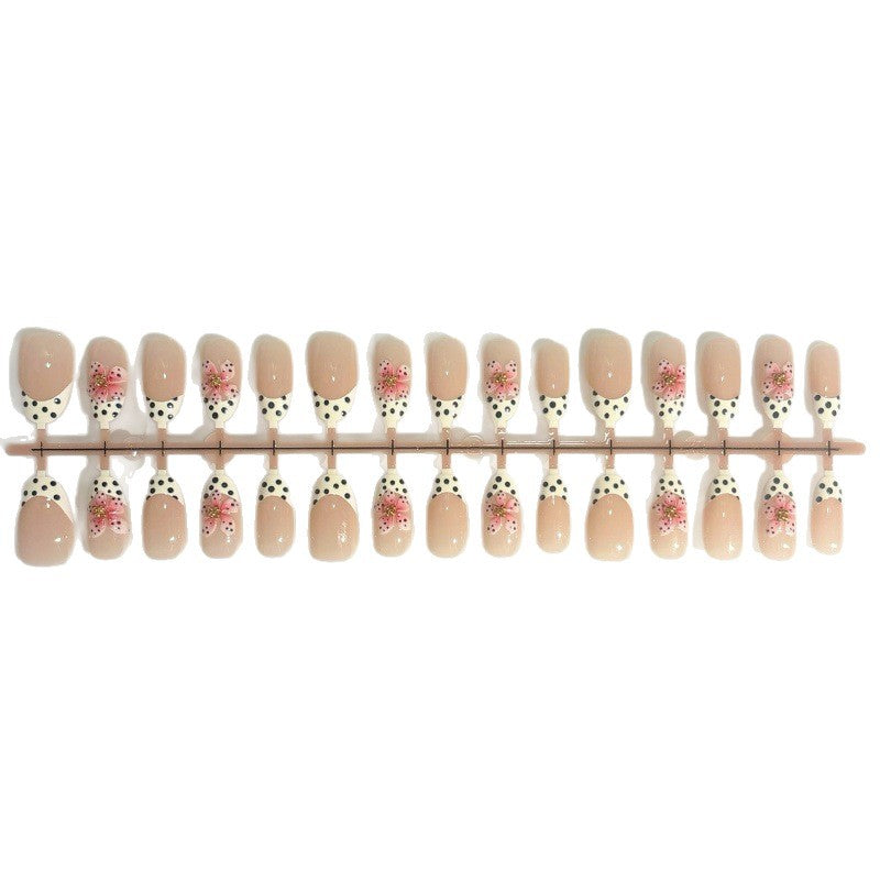 Art Nail Set with Floral Accents Stornfield
