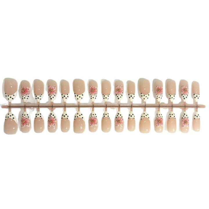 Art Nail Set with Floral Accents Stornfield