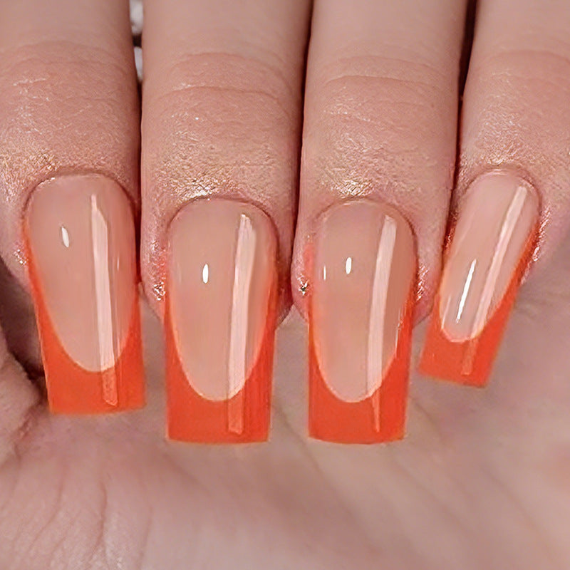 Acrylic nail set with stylish gradient and elegant designs Stornfield