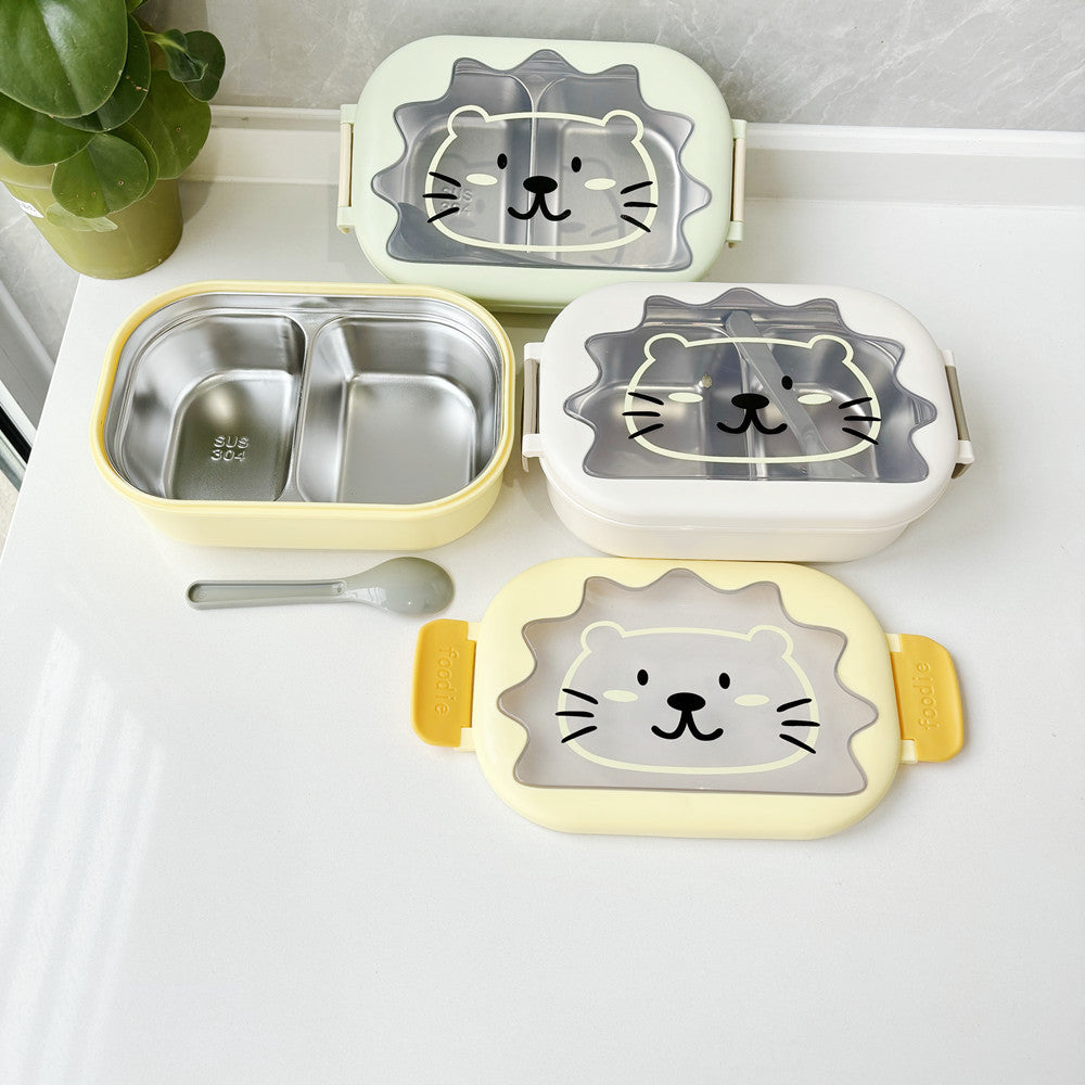 Playful Animal-Themed Lunch Bento Box
