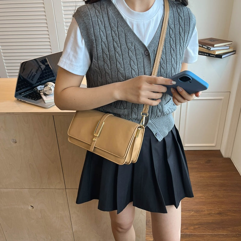 Leather Crossbody Clutch