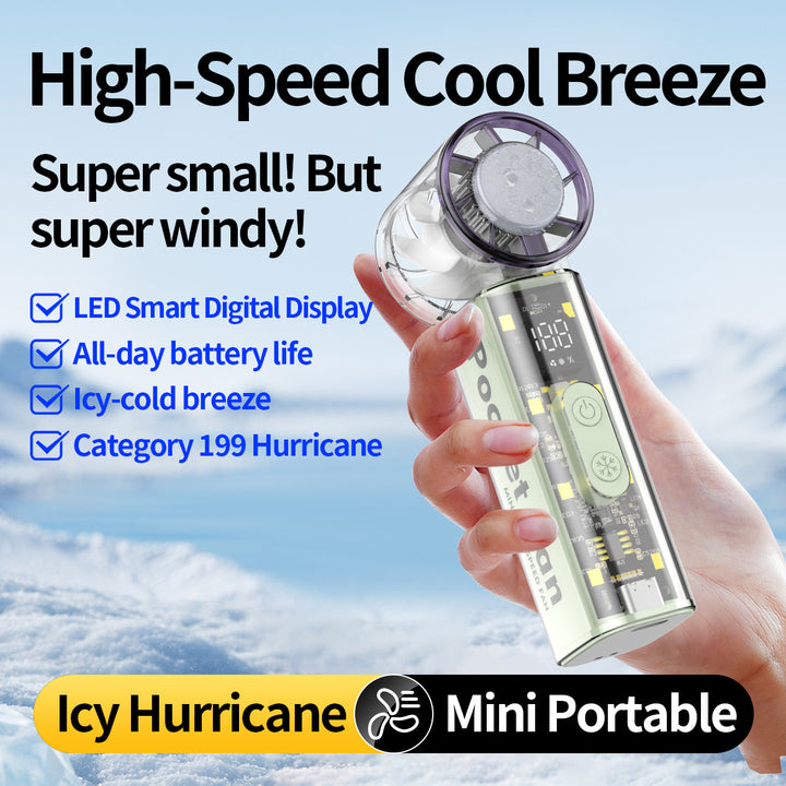 Unisex Pocket-Sized High-Speed Cooling Fan Stornfield