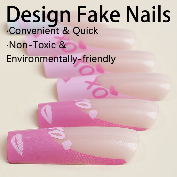 Nail art set with ombre effect Stornfield