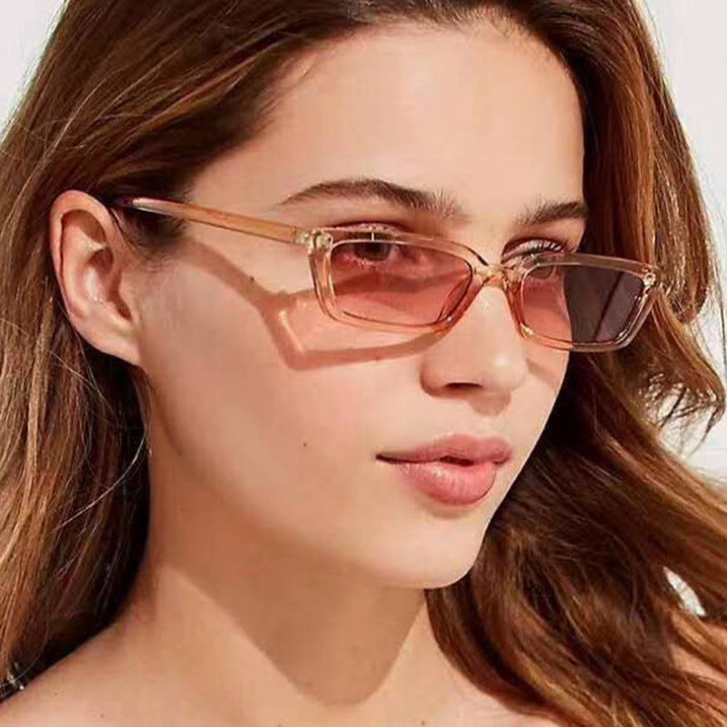 Women's Minimalist Rectangular Sunglasses Stornfield