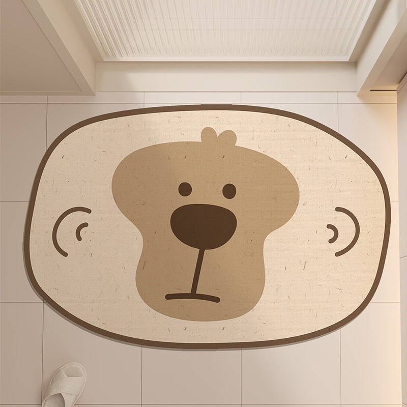 Adorable Frog-Shaped Bath Mat