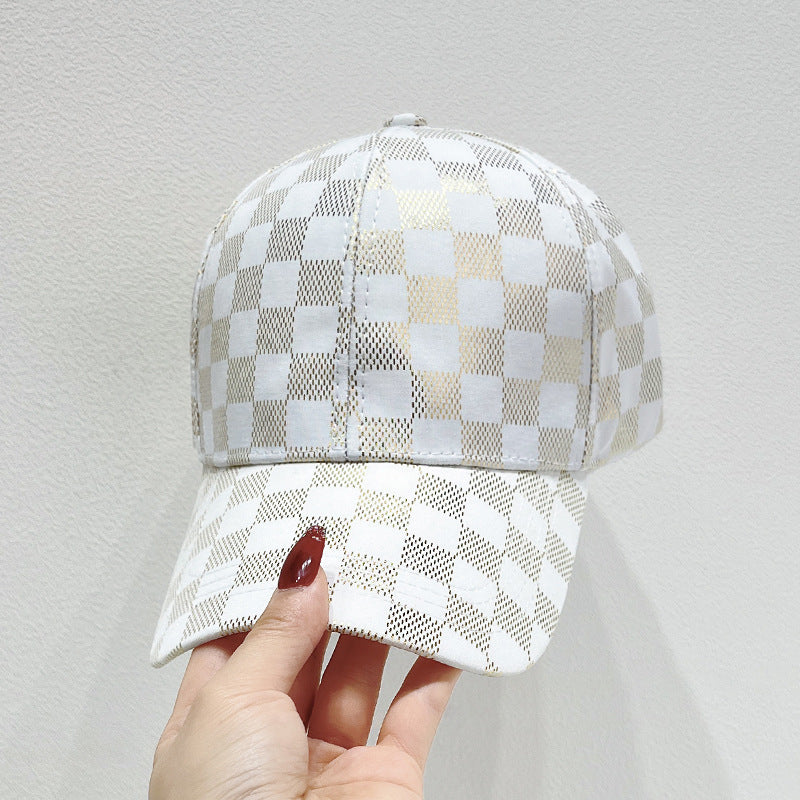 Women's Mesh Checkered Baseball Cap Stornfield