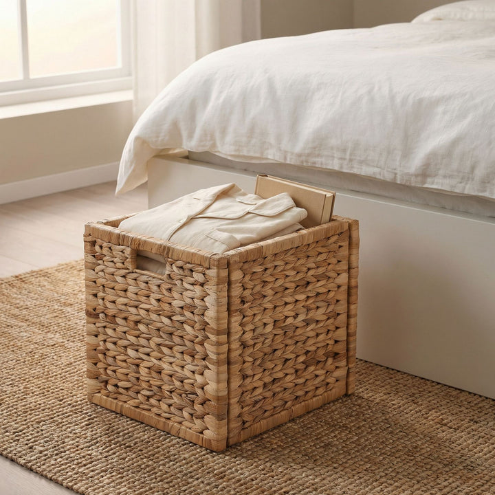 Practical storage basket made of braided material Stornfield