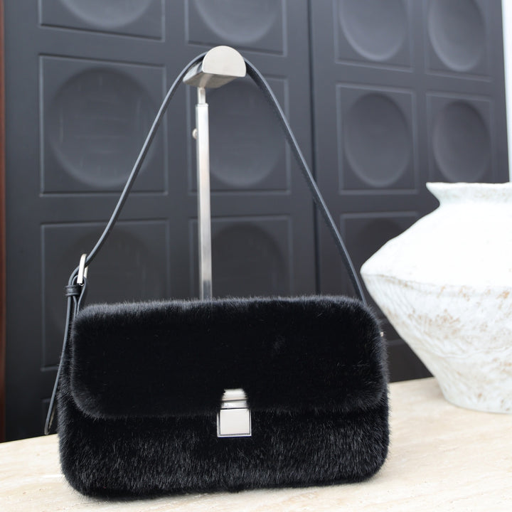 Faux Fur Evening Clutch