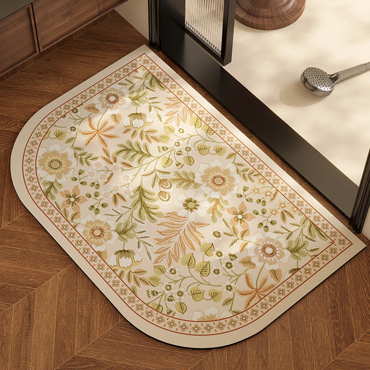 Decorative Floral Area Rug