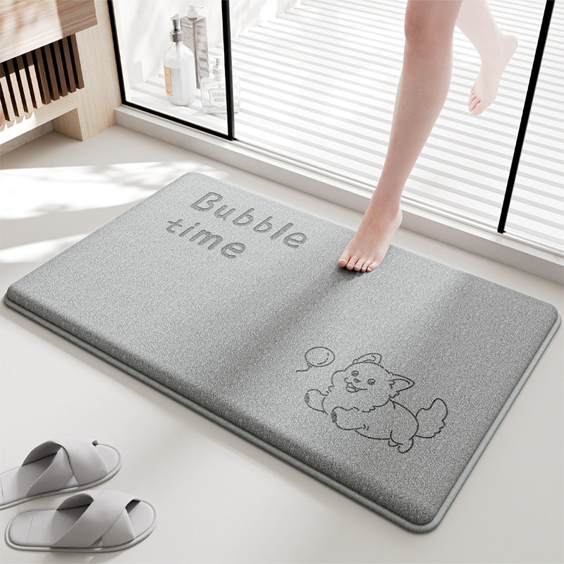Adorable Cartoon Design Bath Mat Stornfield